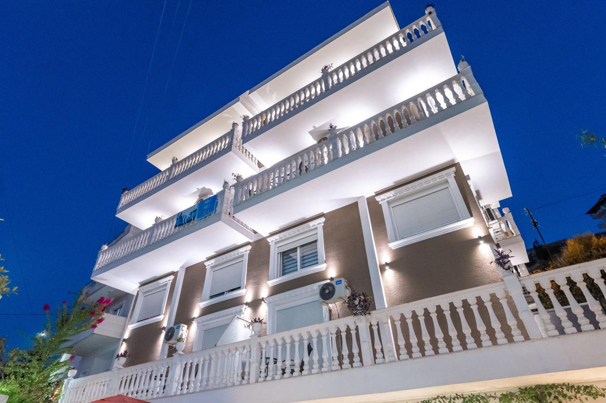 Hotel Elite Sarande Bagian luar foto