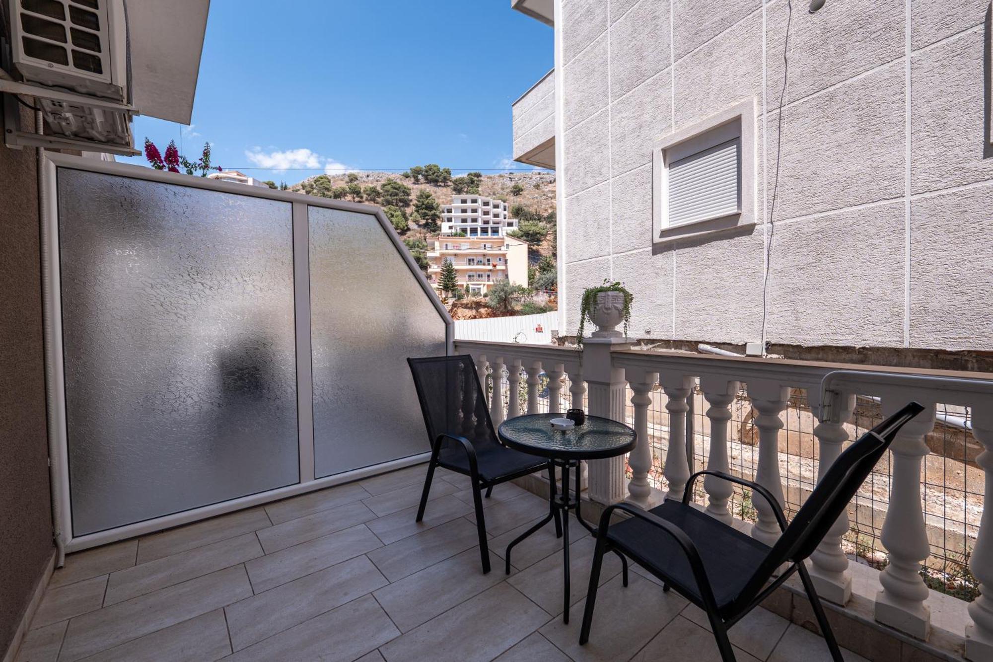 Hotel Elite Sarande Bagian luar foto