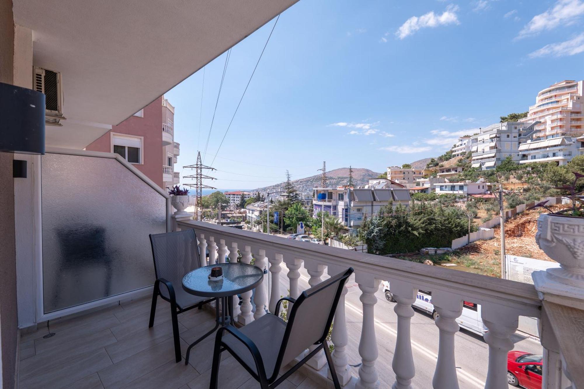 Hotel Elite Sarande Bagian luar foto