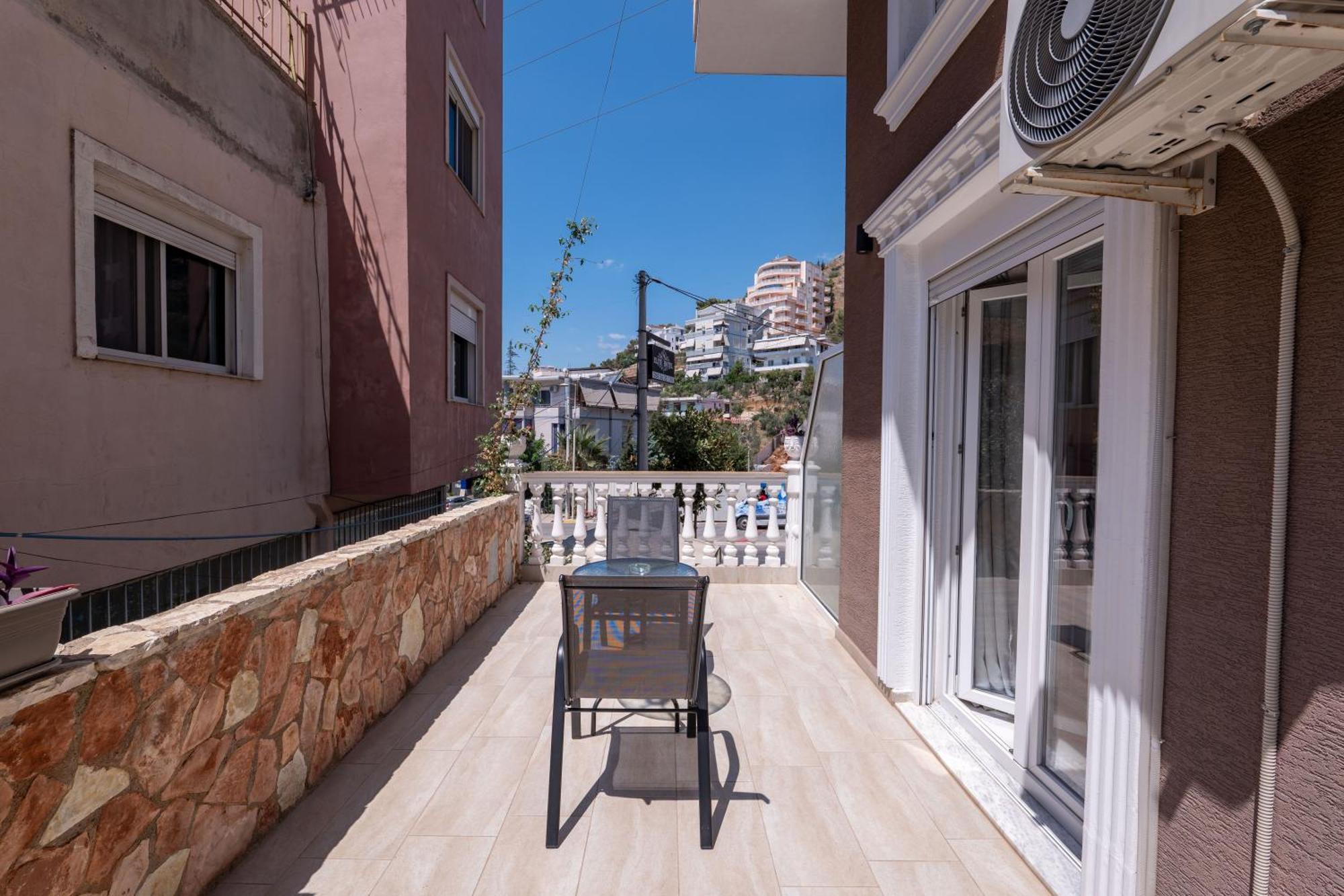 Hotel Elite Sarande Bagian luar foto