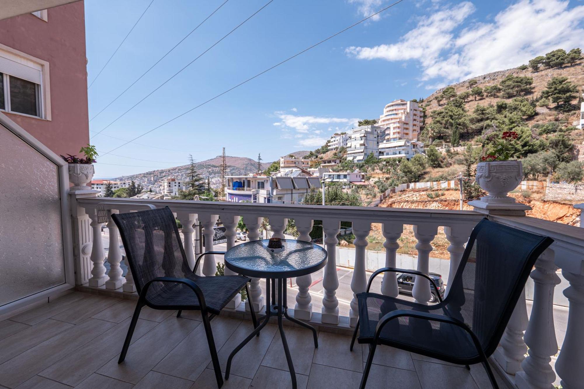 Hotel Elite Sarande Bagian luar foto