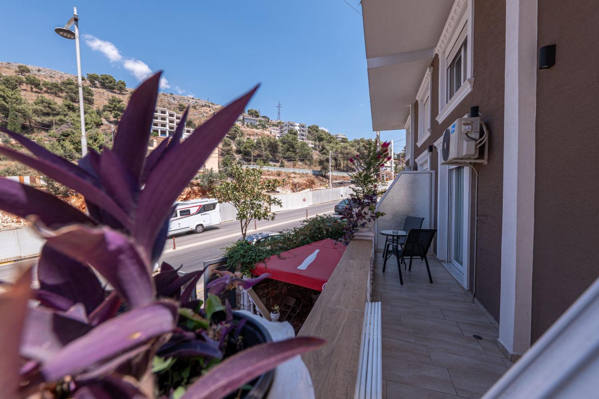 Hotel Elite Sarande Bagian luar foto