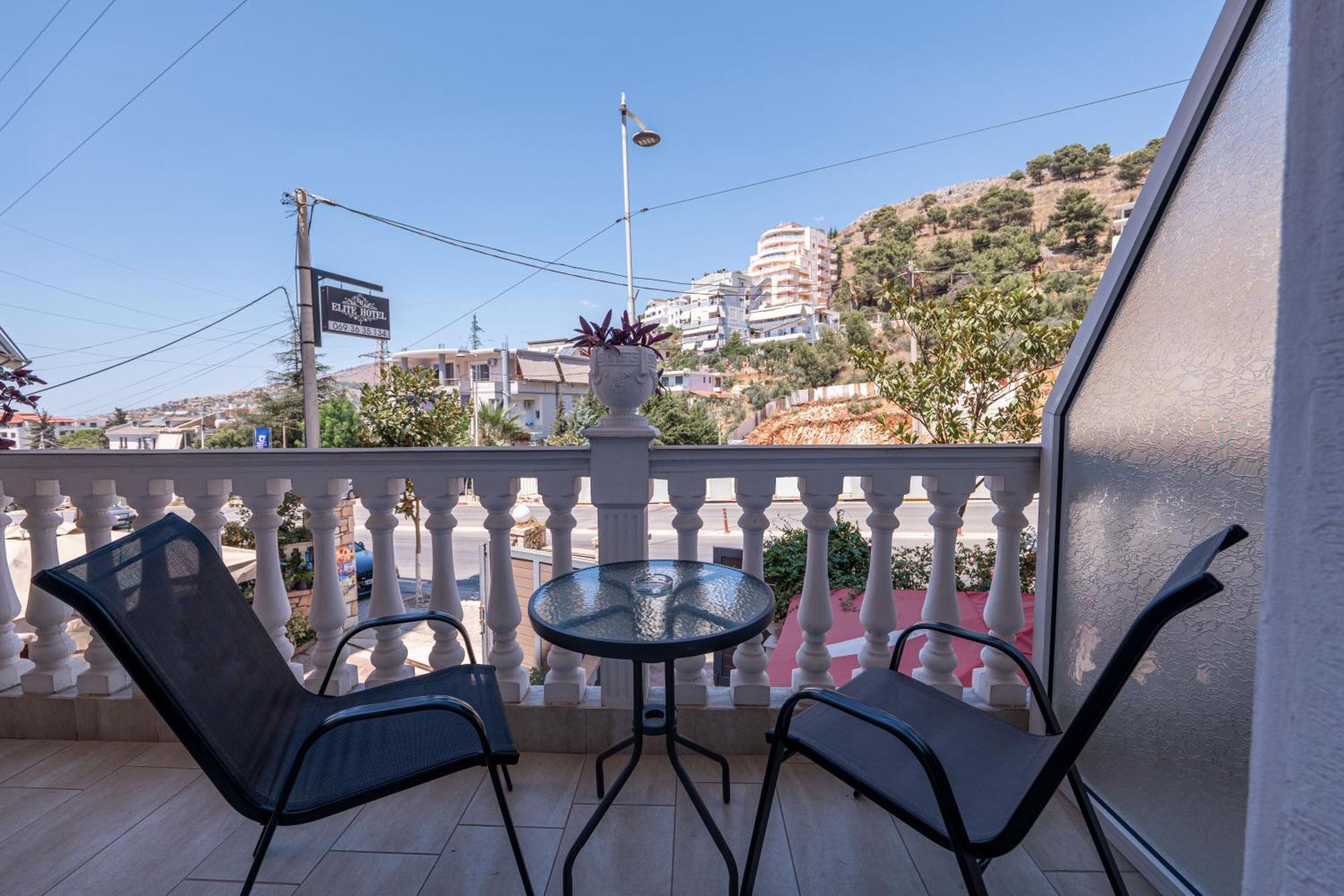 Hotel Elite Sarande Bagian luar foto